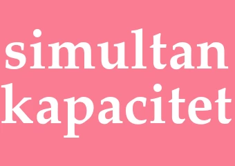 Synonym simultankapacitet