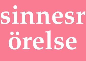 Synonym sinnesrörelse