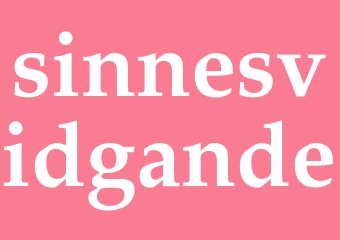Synonym sinnesvidgande