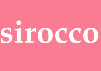 Synonym sirocco