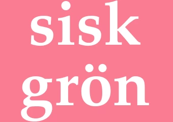 Synonym siskgrön