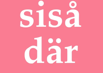 Synonym sisådär