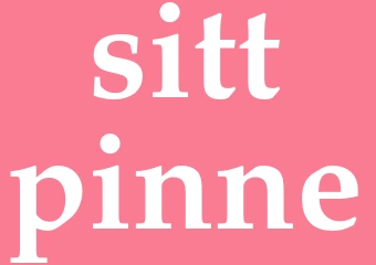 Synonym sittpinne