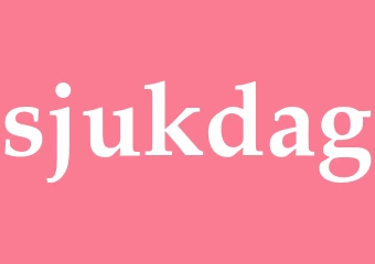 Synonym sjukdag