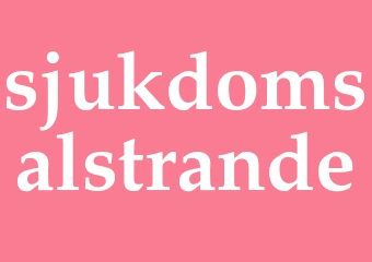 Synonym sjukdomsalstrande