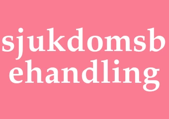 Synonym sjukdomsbehandling