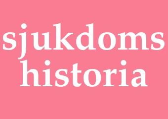 Synonym sjukdomshistoria