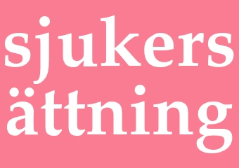Synonym sjukersättning