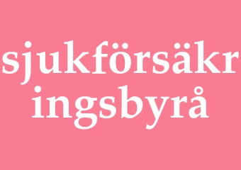 Synonym sjukförsäkringsbyrå