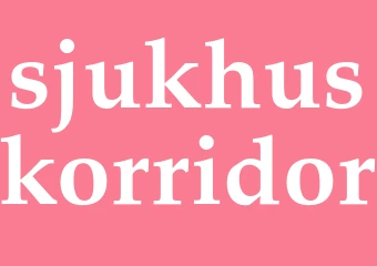 Synonym sjukhuskorridor