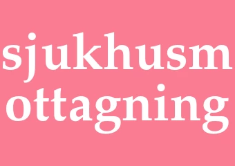 Synonym sjukhusmottagning