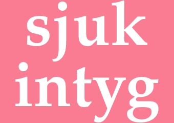Synonym sjukintyg
