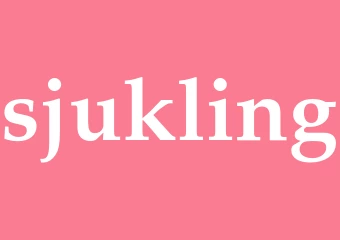 Synonym sjukling