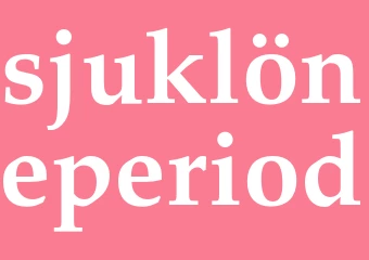 Synonym sjuklöneperiod