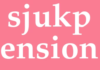 Synonym sjukpension
