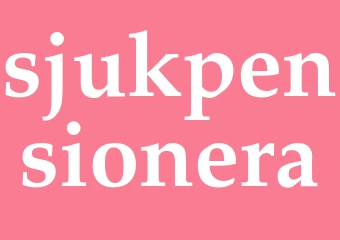 Synonym sjukpensionera