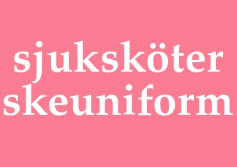 Synonym sjuksköterskeuniform