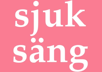 Synonym sjuksäng