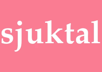 Synonym sjuktal