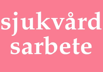 Synonym sjukvårdsarbete