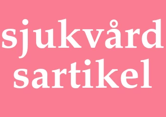 Synonym sjukvårdsartikel