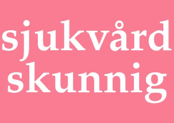 Synonym sjukvårdskunnig