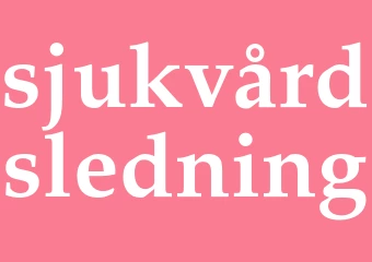 Synonym sjukvårdsledning