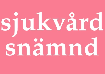 Synonym sjukvårdsnämnd