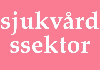 Synonym sjukvårdssektor