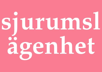 Synonym sjurumslägenhet