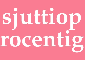 Synonym sjuttioprocentig