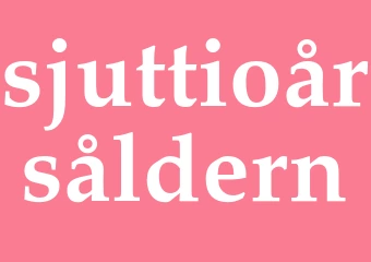Synonym sjuttioårsåldern