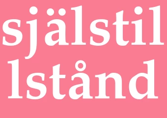 Synonym själstillstånd