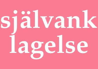 Synonym självanklagelse