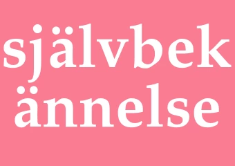 Synonym självbekännelse