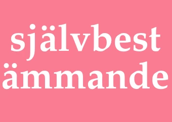 Synonym självbestämmande