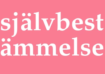 Synonym självbestämmelse