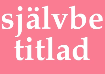 Synonym självbetitlad