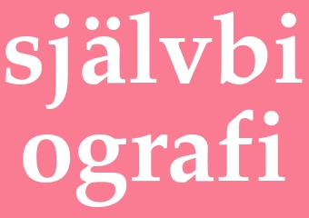 Synonym självbiografi