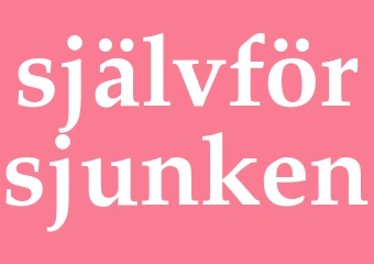Synonym självförsjunken