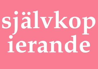 Synonym självkopierande