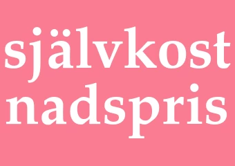 Synonym självkostnadspris