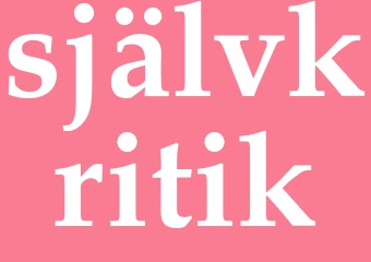 Synonym självkritik