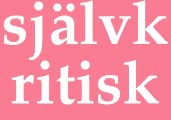 Synonym självkritisk