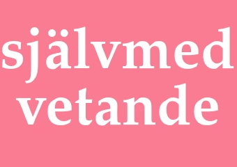 Synonym självmedvetande