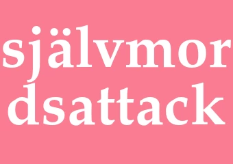 Synonym självmordsattack