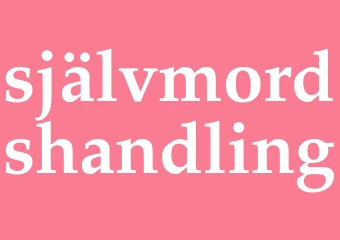 Synonym självmordshandling
