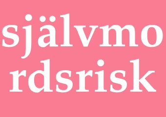 Synonym självmordsrisk