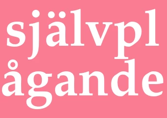 Synonym självplågande