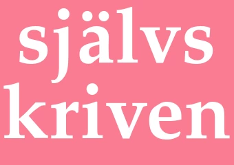 Synonym självskriven